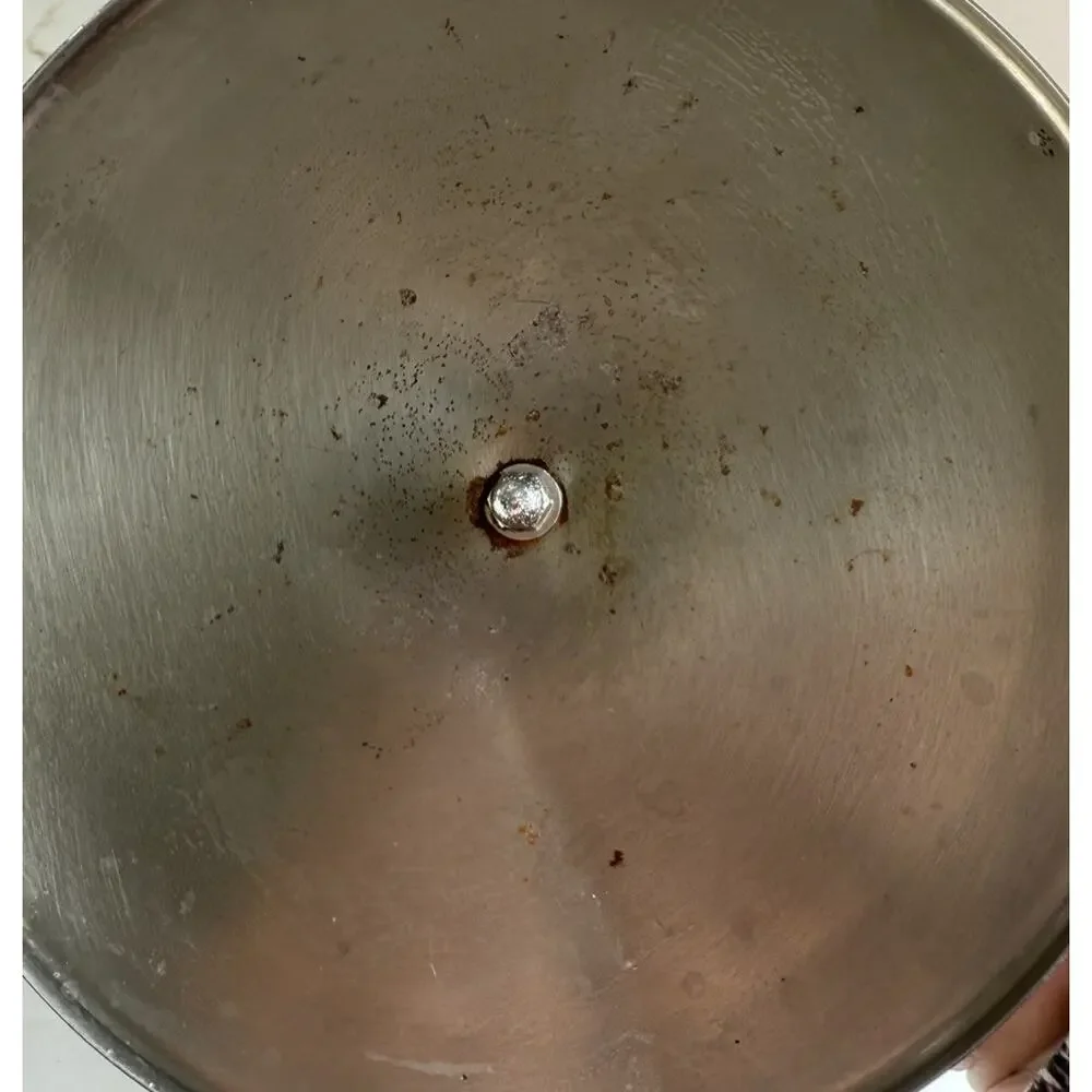 Vintage 1960 Serv Master Creations MCM Barware Metal Silver tone Ice Bucket 8.5”
